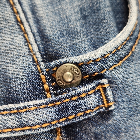 ANN Taylor LOFT Modern Skinny Ankle Crop Jeans Size 26/2 - Picture 14 of 16